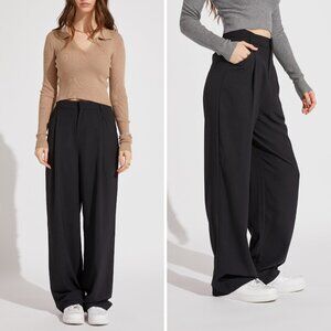 NWT Women's Straight Wide Leg Pants with Pockets S/M/L